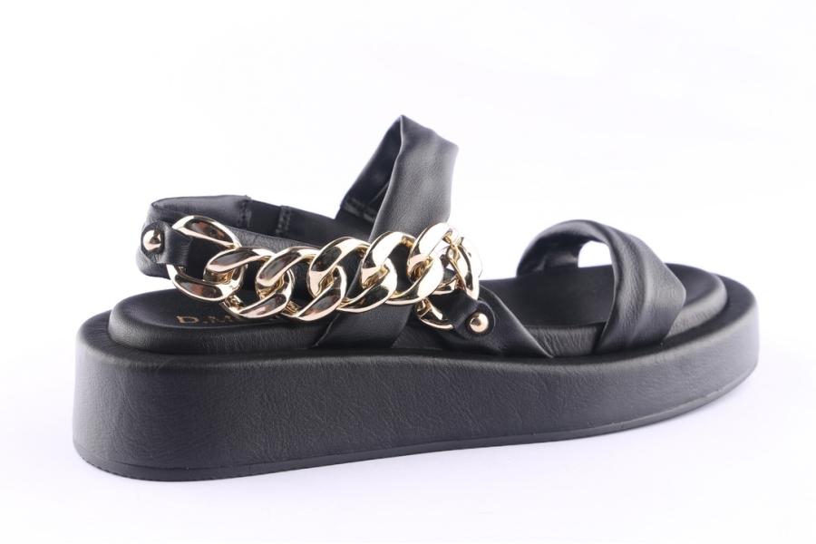 D.moro Shoes Women Leather Sandals For Summer: TAŞ-297 Black (Wholesale)