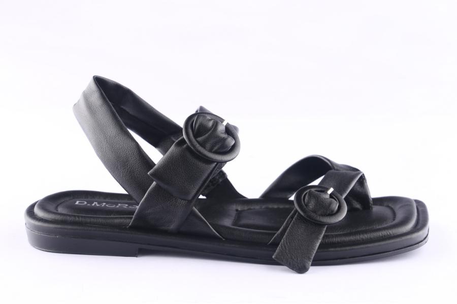 d.moro shoes Women Leather Sandals for Summer: TAŞ-301 Black (Wholesale)