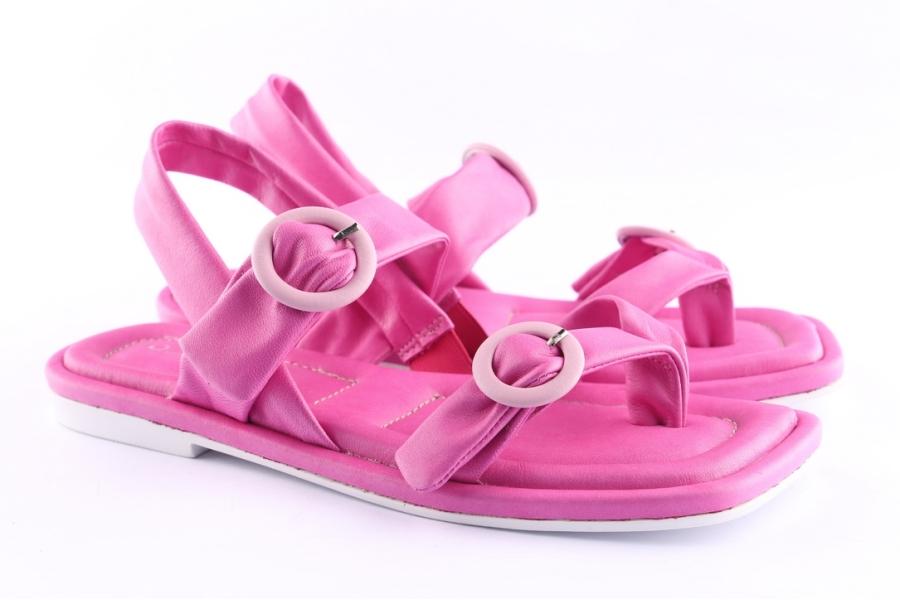 D.moro Shoes Women Leather Sandals For Summer: TAŞ-301 Fuchsia (Wholesale)