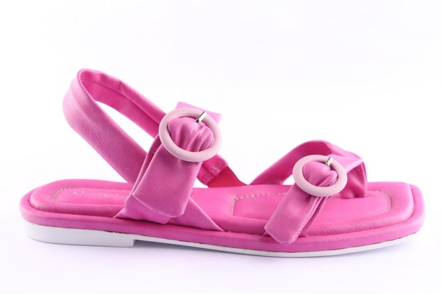 d.moro shoes Women Leather Sandals for Summer: TAŞ-301 Fuchsia (Wholesale)