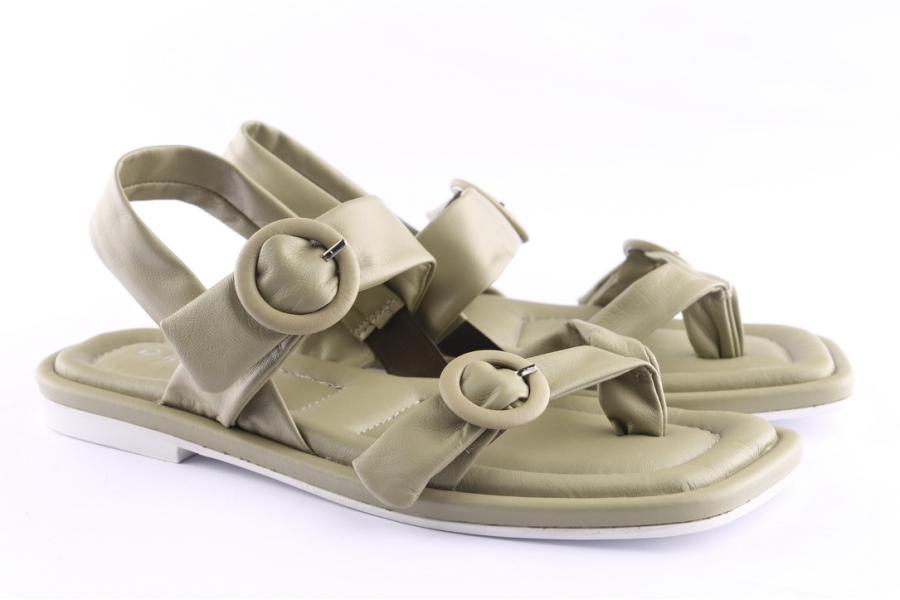 D.moro Shoes Women Leather Sandals For Summer: TAŞ-301 Green (Wholesale)