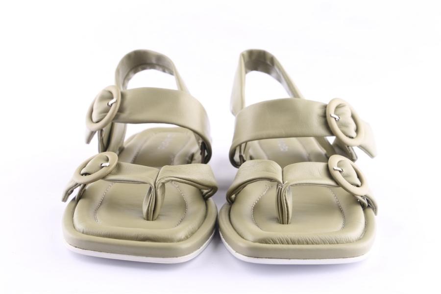 D.moro Shoes Women Leather Sandals For Summer: TAŞ-301 Green (Wholesale)