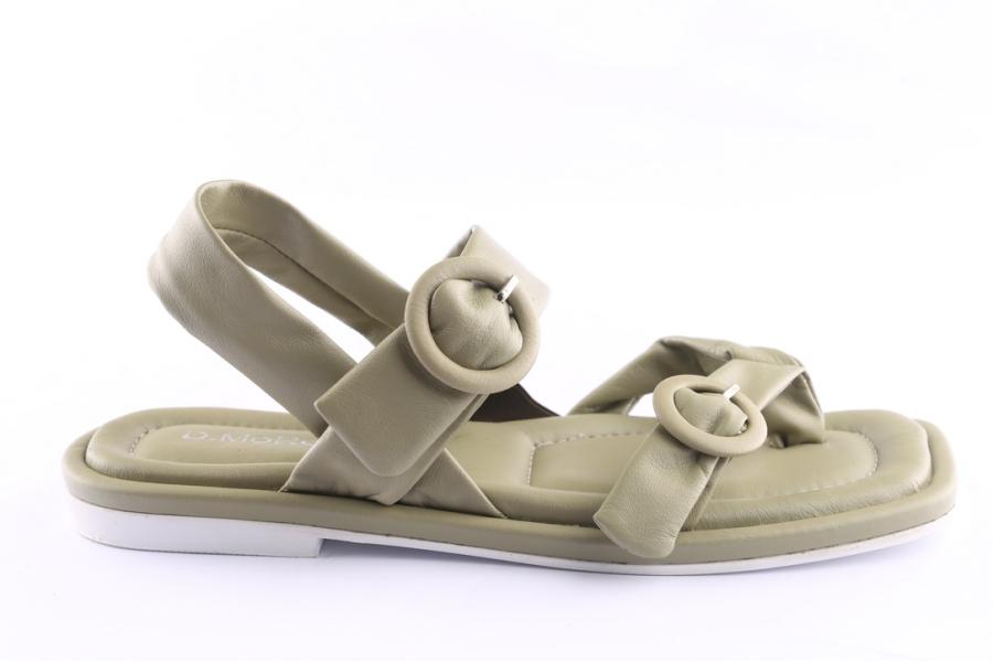 d.moro shoes Women Leather Sandals for Summer: TAŞ-301 Green (Wholesale)