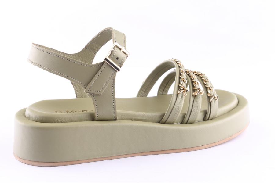 D.moro Shoes Women Leather Sandals For Summer: TAŞ-305 Light Green (Wholesale)