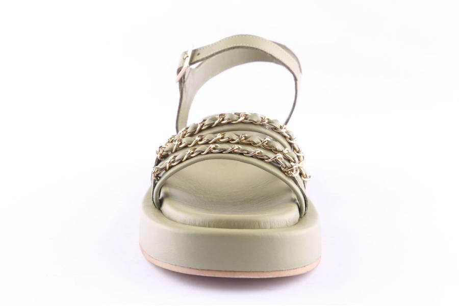 D.moro Shoes Women Leather Sandals For Summer: TAŞ-305 Light Green (Wholesale)