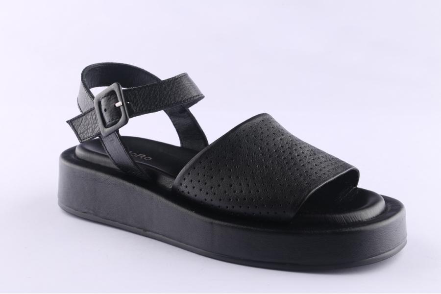 D.moro Shoes Women Leather Sandals For Summer: TAŞ-314 Black (Wholesale)