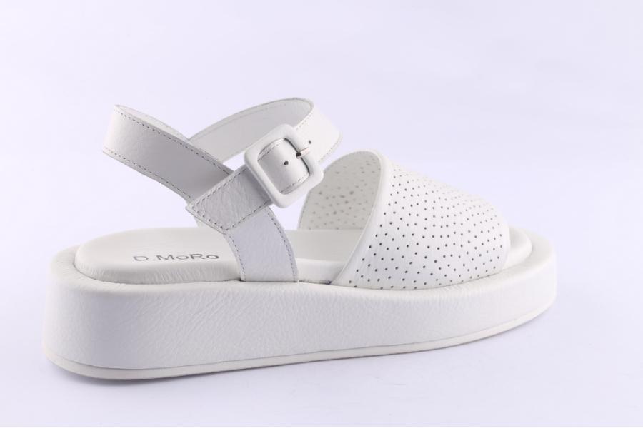 D.moro Shoes Women Leather Sandals For Summer: TAŞ-314 White (Wholesale)