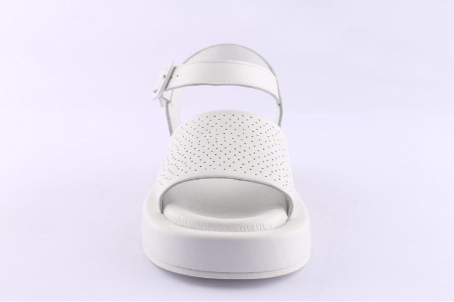 D.moro Shoes Women Leather Sandals For Summer: TAŞ-314 White (Wholesale)