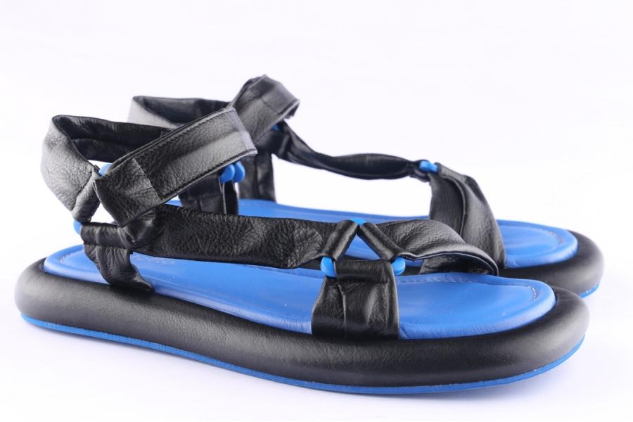 D.moro Shoes Women Leather Sandals For Summer: TAŞ-316 Black (Wholesale)