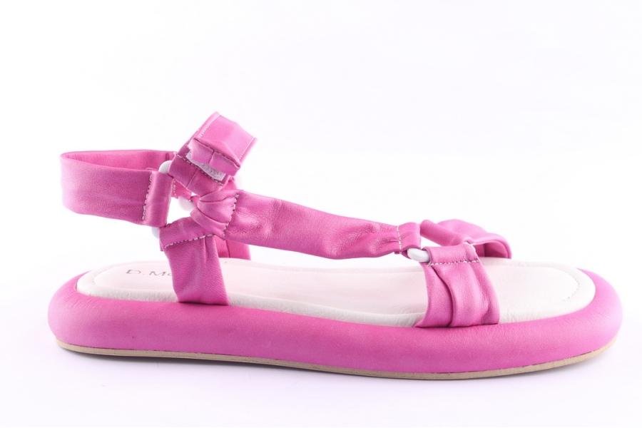 d.moro shoes Women Leather Sandals for Summer: TAŞ-316 Fuchsia (Wholesale)