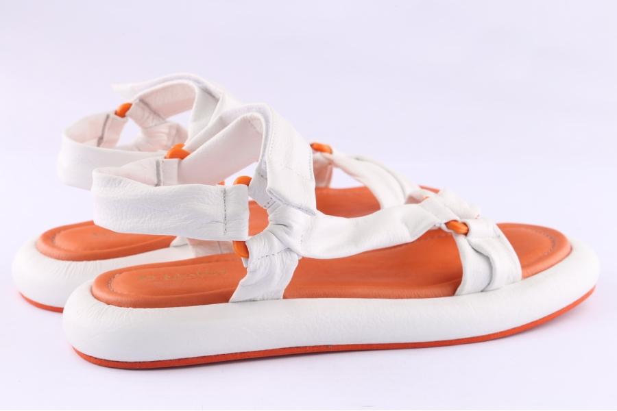 D.moro Shoes Women Leather Sandals For Summer: TAŞ-316 White (Wholesale)