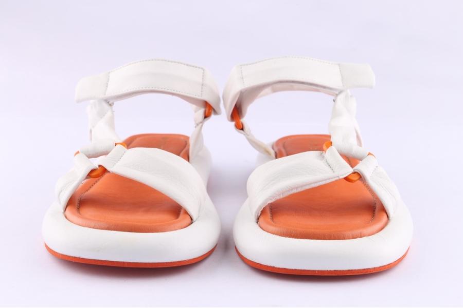 D.moro Shoes Women Leather Sandals For Summer: TAŞ-316 White (Wholesale)