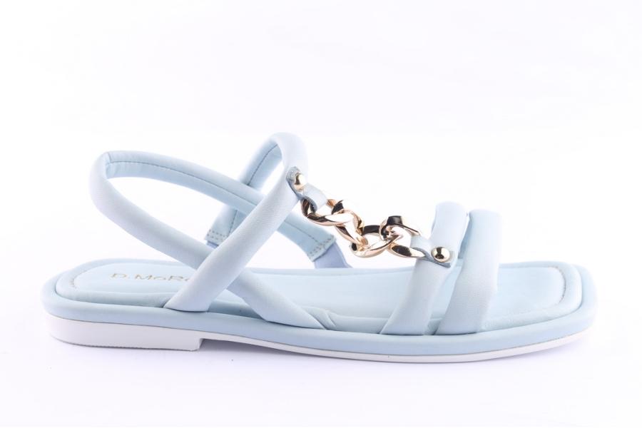 d.moro shoes Women Leather Sandals for Summer: TAŞ-318 Ice Blue (Wholesale)