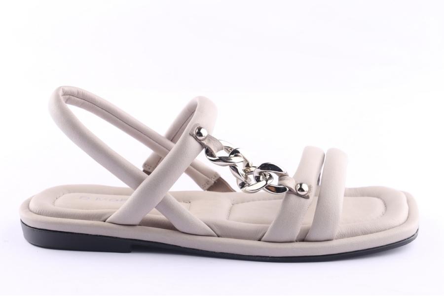 d.moro shoes Women Leather Sandals for Summer: TAŞ-318 Silver Grey (Wholesale)