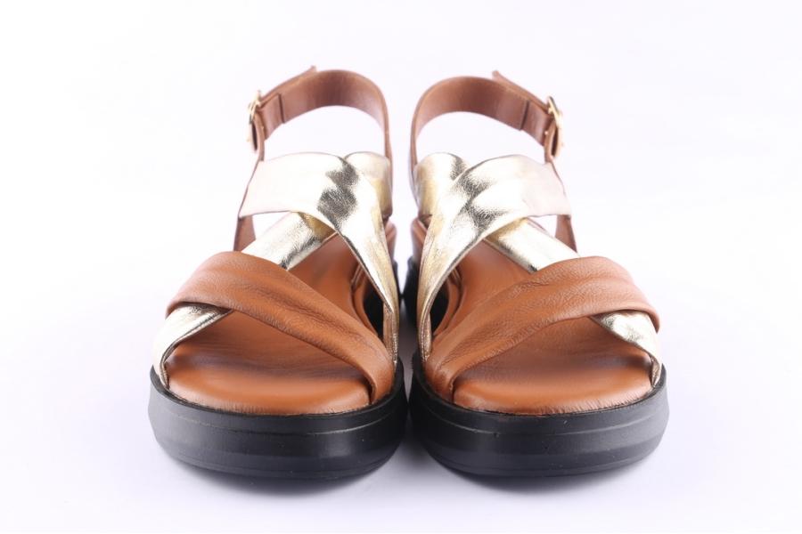 D.moro Shoes Women Leather Sandals For Summer: TAŞ-324 Tan (Wholesale)