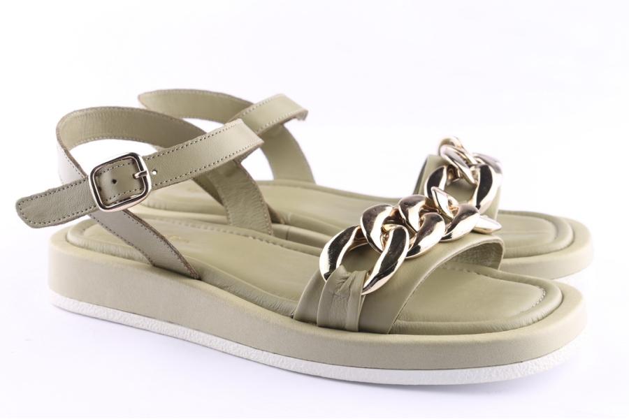 D.moro Shoes Women Leather Sandals For Summer: TAŞ-330 Light Green (Wholesale)