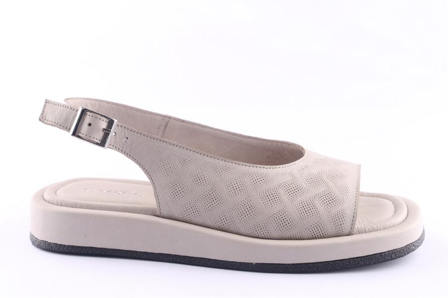 d.moro shoes Women Leather Sandals for Summer: TAŞ-336 Silver Grey (Wholesale)