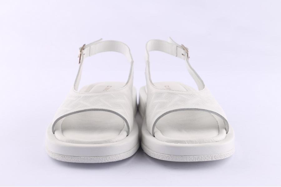 D.moro Shoes Women Leather Sandals For Summer: TAŞ-336 White (Wholesale)