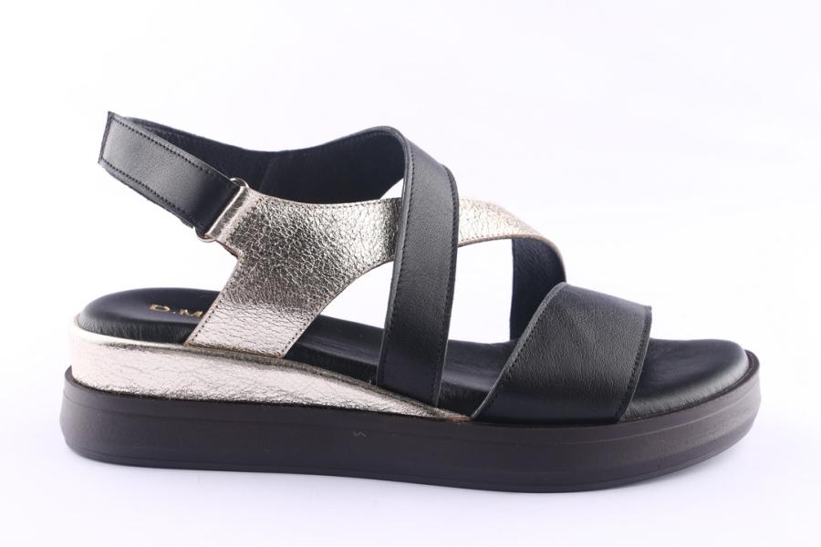 d.moro shoes Women Leather Sandals for Summer: TAŞ-340 Black (Wholesale)