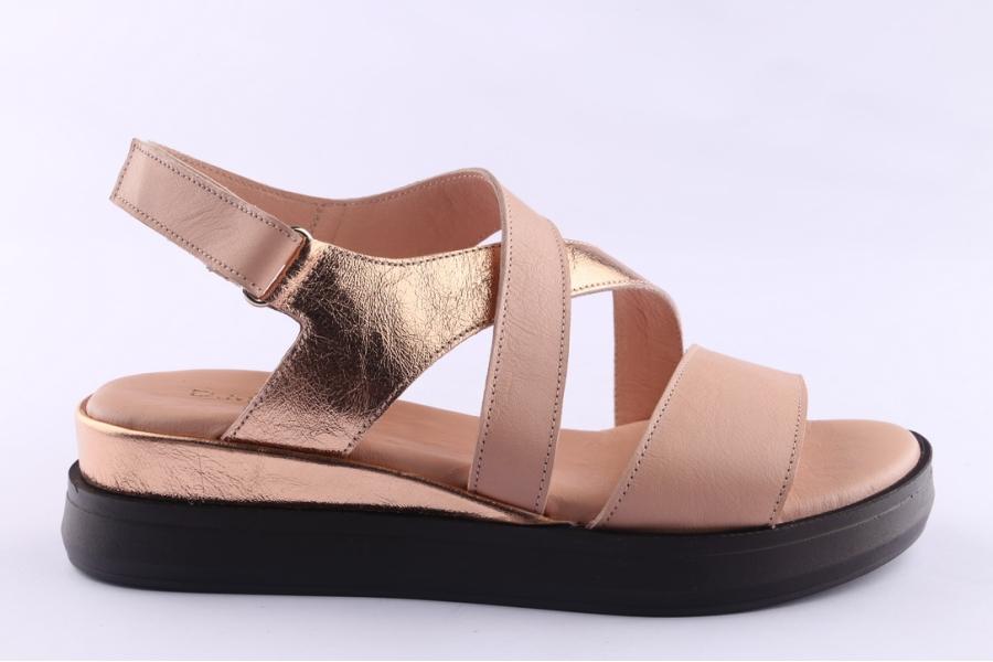 d.moro shoes Women Leather Sandals for Summer: TAŞ-340 Powder (Wholesale)