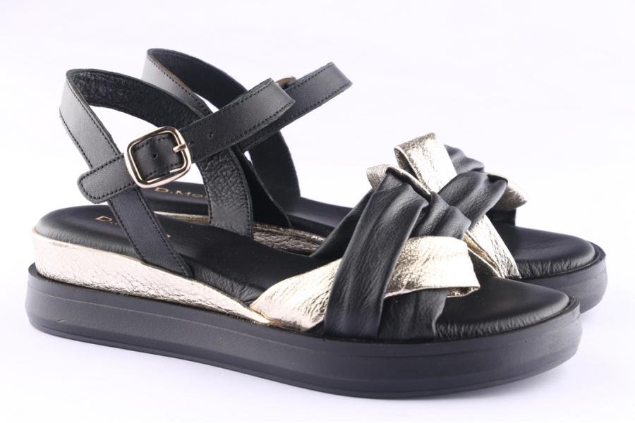 D.moro Shoes Women Leather Sandals For Summer: TAŞ-341 Black (Wholesale)
