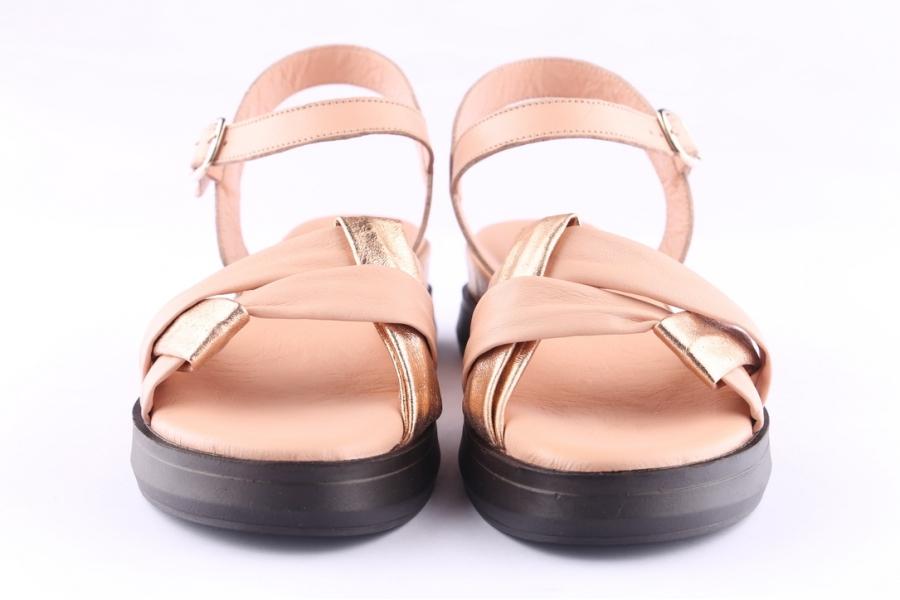 D.moro Shoes Women Leather Sandals For Summer: TAŞ-341 Powder (Wholesale)