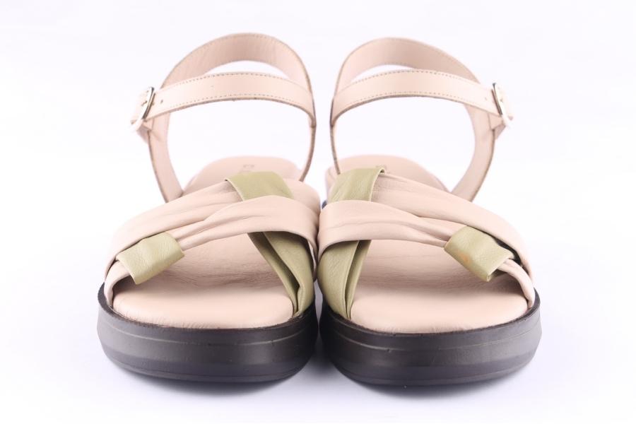 D.moro Shoes Women Leather Sandals For Summer: TAŞ-341 Silver Grey (Wholesale)