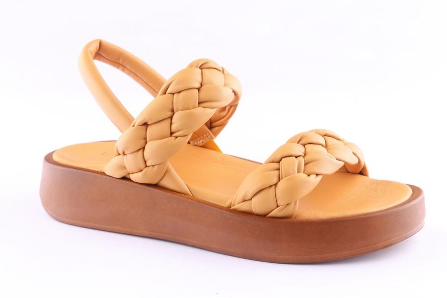 D.moro Shoes Women Leather Sandals For Summer: TAŞ-354 Camel (Wholesale)