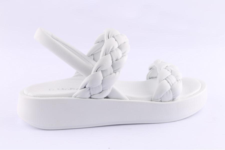 D.moro Shoes Women Leather Sandals For Summer: TAŞ-354 White (Wholesale)