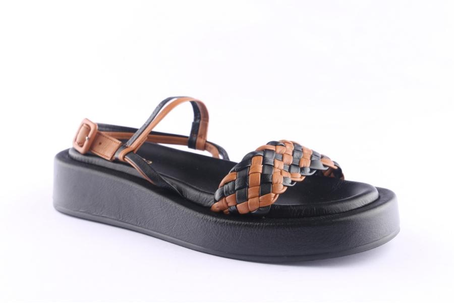 D.moro Shoes Women Leather Sandals For Summer: TAŞ-355 Black (Wholesale)