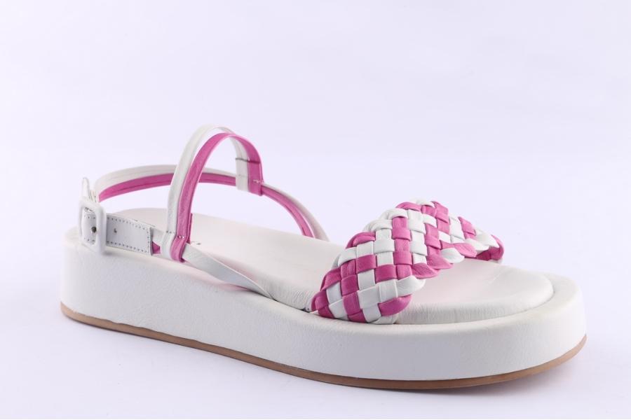 D.moro Shoes Women Leather Sandals For Summer: TAŞ-355 White (Wholesale)