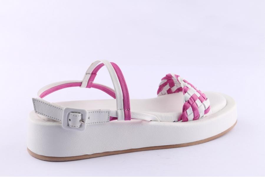 D.moro Shoes Women Leather Sandals For Summer: TAŞ-355 White (Wholesale)