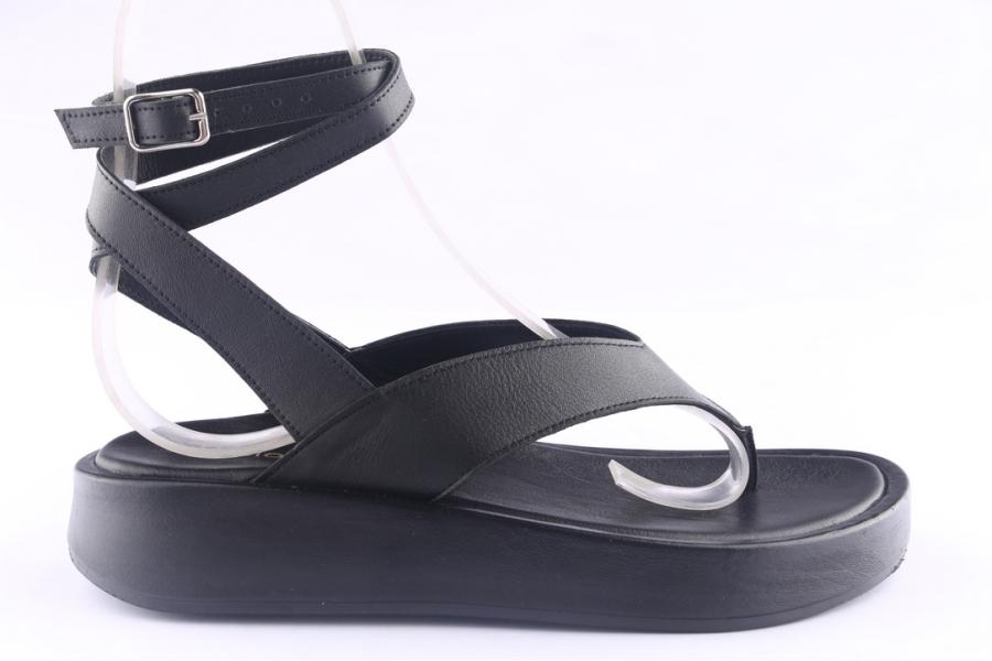 d.moro shoes Women Leather Sandals for Summer: TAŞ-371 Black (Wholesale)