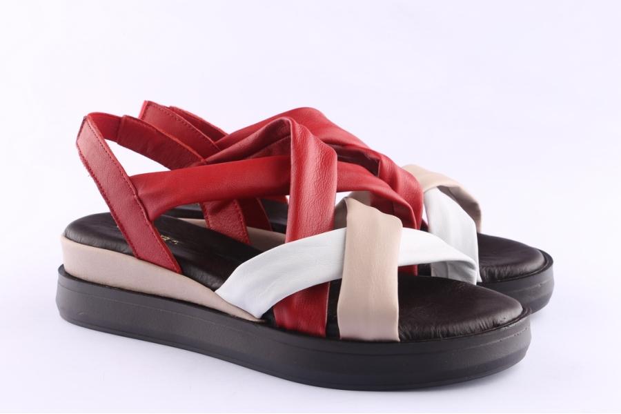 D.moro Shoes Women Leather Sandals For Summer: TAŞ-372 Mix Color (Wholesale)