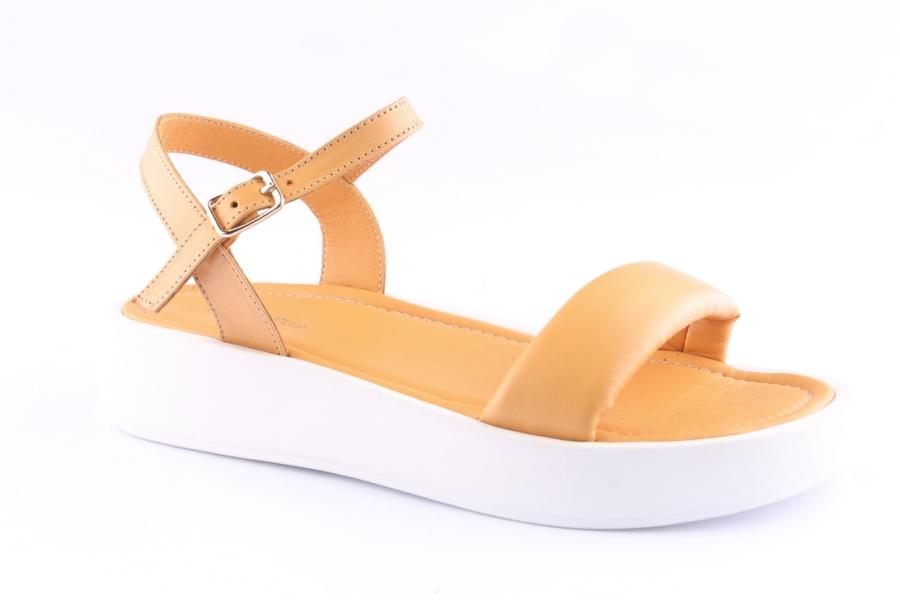 D.moro Shoes Women Leather Sandals For Summer: TAŞ-373 Camel (Wholesale)