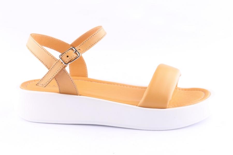 d.moro shoes Women Leather Sandals for Summer: TAŞ-373 Camel (Wholesale)
