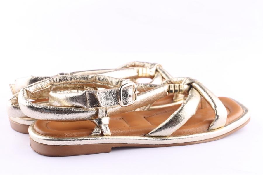 D.moro Shoes Women Leather Sandals For Summer: TAŞ-387 Gold (Wholesale)