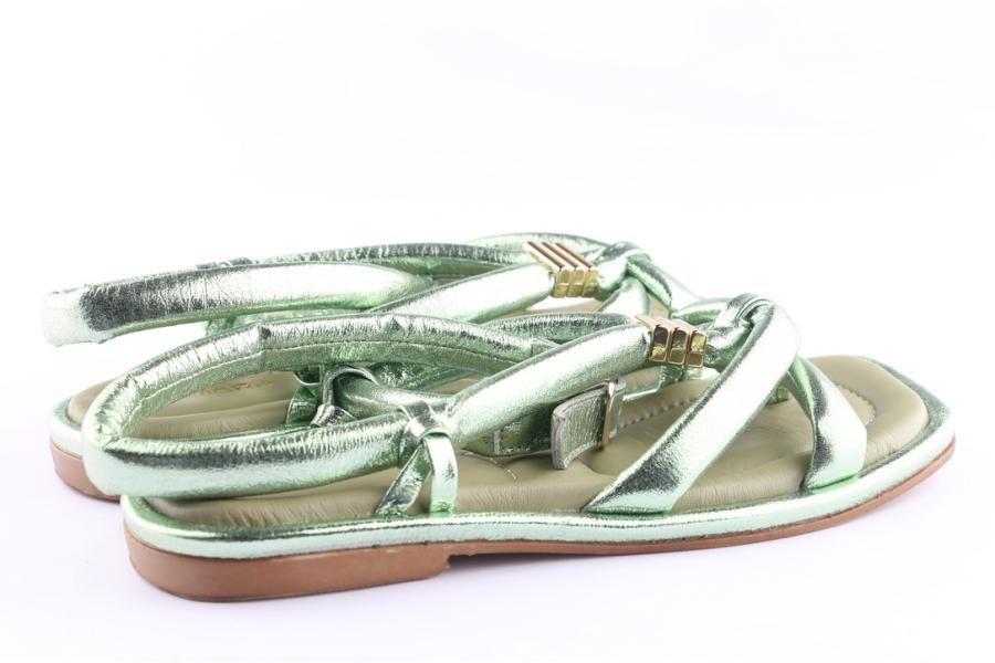 D.moro Shoes Women Leather Sandals For Summer: TAŞ-387 Green (Wholesale)