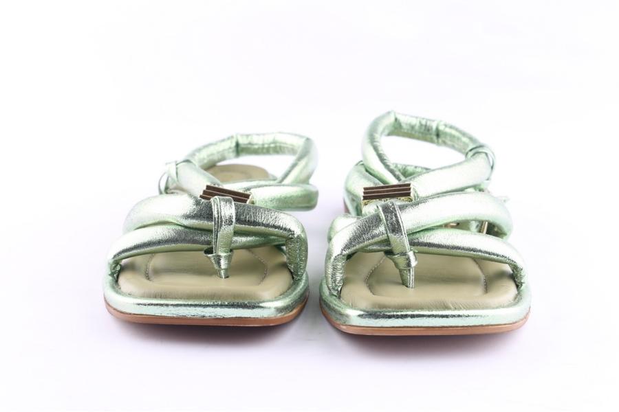 D.moro Shoes Women Leather Sandals For Summer: TAŞ-387 Green (Wholesale)