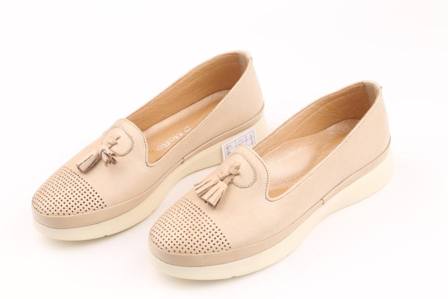 d.moro shoes Women Leather Shoes for summer: 013 Beige Leather (Wholesale)