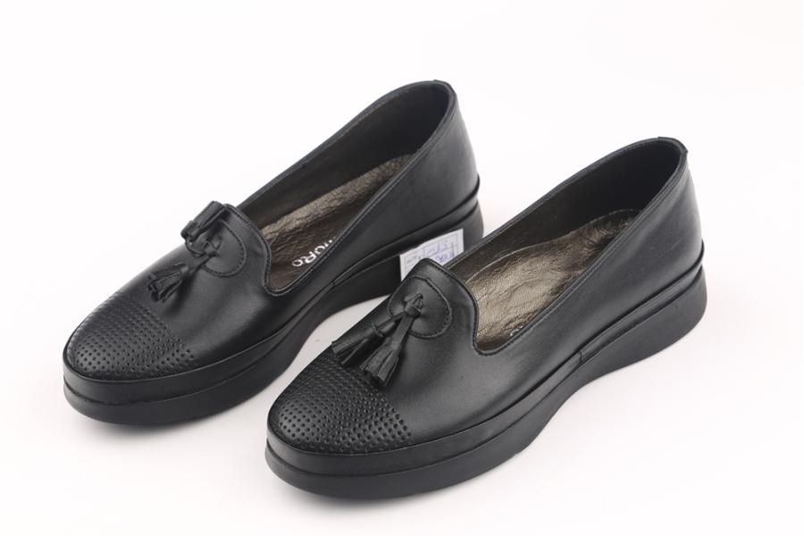 d.moro shoes Women Leather Shoes for summer: 013 Black Leather (Wholesale)