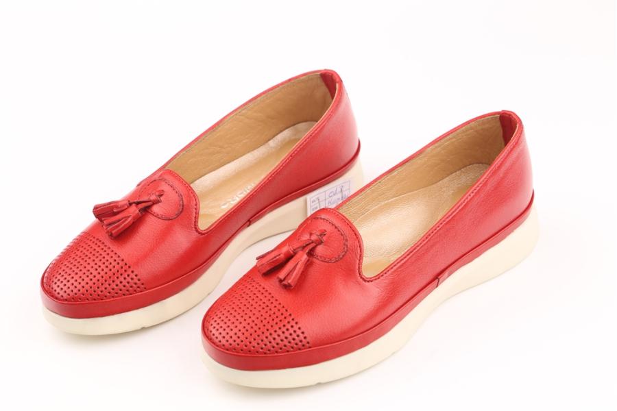 d.moro shoes Women Leather Shoes for summer: 013 Red Leather (Wholesale)