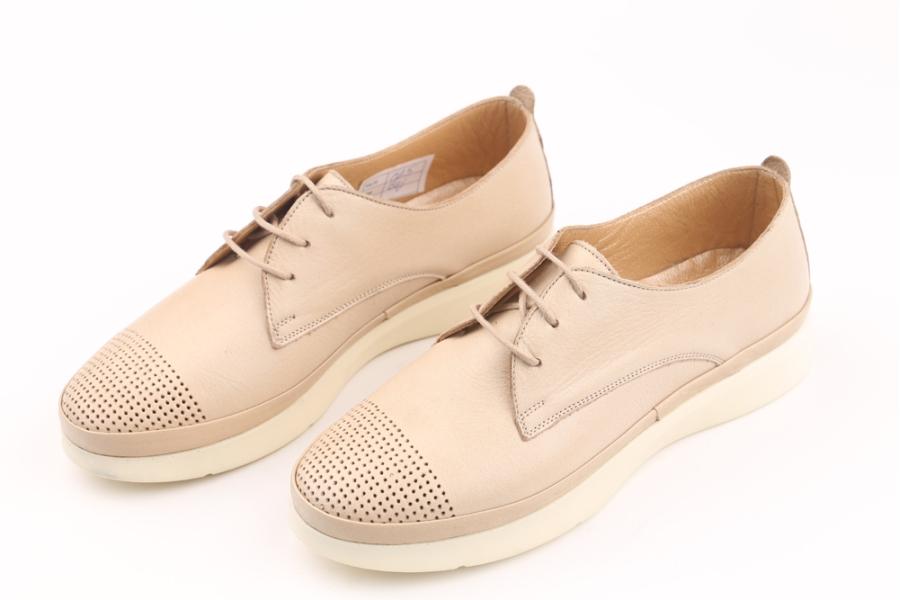 d.moro shoes Women Leather Shoes for summer: 015 Beige Leather (Wholesale)