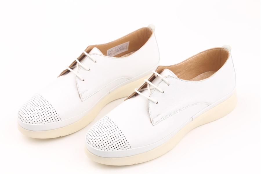 d.moro shoes Women Leather Shoes for summer: 015 White Leather (Wholesale)
