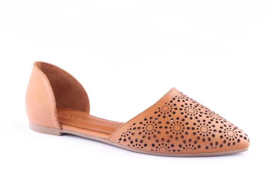 D.moro Shoes Women Leather Shoes For Summer: 1118 Tan (Wholesale)