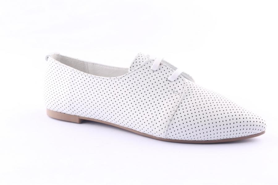 D.moro Shoes Women Leather Shoes For Summer: 1141 White (Wholesale)