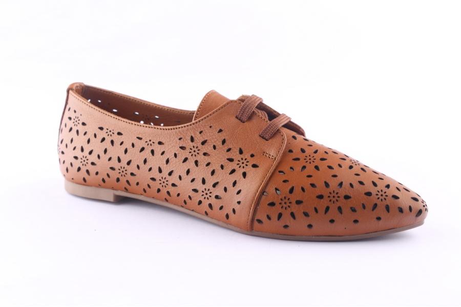 D.moro Shoes Women Leather Shoes For Summer: 1144 Tan (Wholesale)