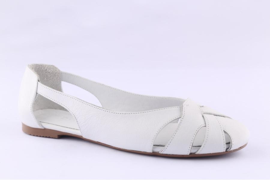 D.moro Shoes Women Leather Shoes For Summer: 1560 White (Wholesale)