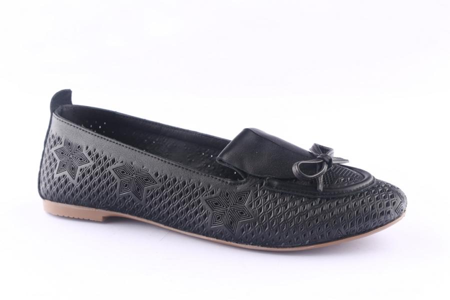 D.moro Shoes Women Leather Shoes For Summer: 1572 Black (Wholesale)