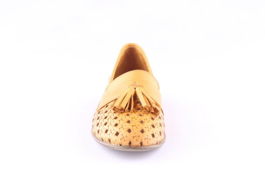D.moro Shoes Women Leather Shoes For Summer: 1756 Mustard (Wholesale)